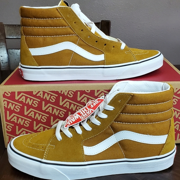 Vans Other - Vans Sk8-Hi Golden Brown/True White Men Size 10, Equivalent to Women Size 11.5